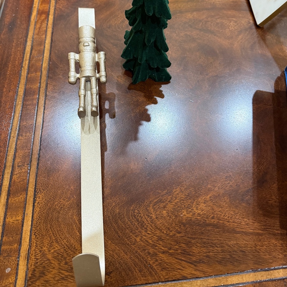 Metal Nutcracker Wreath Hanger